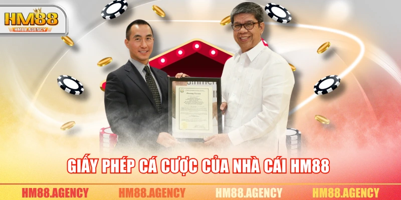 Giấy phép cá cược của nhà cái HM88 