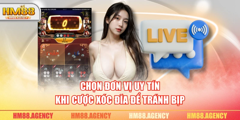 Chọn đơn vị uy tín khi cược xóc đĩa để tránh bịp