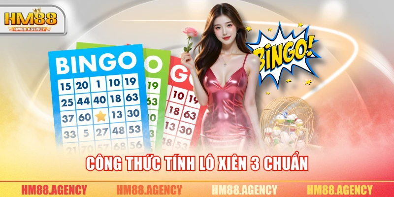 Công thức tính lô xiên 3 chuẩn