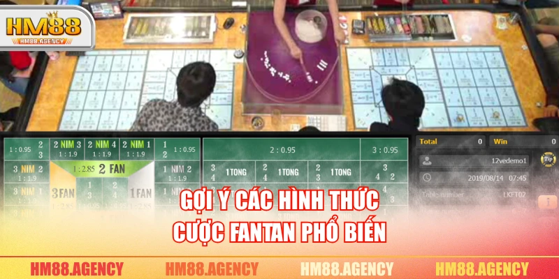 Gợi ý các hình thức cược Fantan phổ biến 