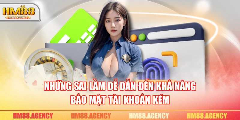 Những sai lầm dễ dẫn đến khả năng bảo mật tài khoản kém Những sai lầm dễ dẫn đến khả năng bảo mật tài khoản kém
